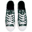 NCAA Michigan State Spartans Green Logo Low Top Shoes