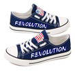 MLS New England Revolution Blue Low Top Shoes
