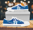 MLB Los Angeles Dodgers Blue Low Top Shoes