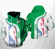 NBA Boston Celtics Green White Highway Team Pullover Hoodie AOP Shirt ath-hd-0607