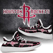 NBA Houston Rockets Lightning Yeezy Boost Sneakers Shoes ah-yz-0707