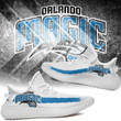 NBA Orlando Magic White Blue Yeezy Boost Sneakers Shoes ah-yz-0707