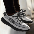 NBA San Antonio Spurs White Black Scratch Yeezy Boost Sneakers Shoes ah-yz-0707