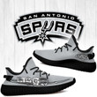 NBA San Antonio Spurs Let's Go Play Yeezy Boost Sneakers Shoes ah-yz-0707
