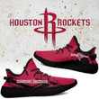 NBA Houston Rockets Red Black Arrow Yeezy Boost Sneakers Shoes ah-yz-0707