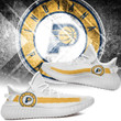NBA Indiana Pacers White Gold Yeezy Boost Sneakers Shoes ah-yz-0707