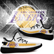 NBA Los Angeles Lakers White Gold Yeezy Boost Sneakers Shoes ah-yz-0707