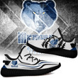 NBA Memphis Grizzlies White Blue Scratch Yeezy Boost Sneakers V2 Shoes ah-yz-0707