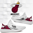 NBA Miami Heat White Red Yeezy Boost Sneakers V3 Shoes ah-yz-0707
