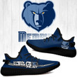 NBA Memphis Grizzlies Let's Go Play Yeezy Boost Sneakers Shoes ah-yz-0707