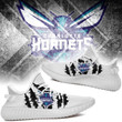 NBA Charlotte Hornets White Scratch Yeezy Boost Sneakers Shoes ah-yz-0707