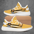 NBA Phoenix Suns Yellow Black Yeezy Boost Sneakers V2 Shoes ah-yz-0707