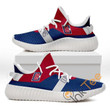 NBA Los Angeles Clippers Red Blue Yeezy Boost Sneakers Shoes ah-yz-0707