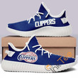 NBA Los Angeles Clippers Blue Yeezy Boost Sneakers Shoes ah-yz-0707