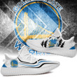 NBA Golden State Warriors Big Logo Yeezy Boost Sneakers Shoes ah-yz-0707