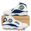 NBA Utah Jazz White Navy Air Jordan 13 Shoes ah-jd13-0707