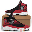 NBA Toronto Raptors Black Red Air Jordan 13 Shoes V2 ah-jd13-0707