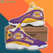NBA Los Angeles Lakers Purple Gold Air Jordan 13 Shoes V2 ah-jd13-0707