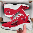 NBA Chicago Bulls Red Black Air Jordan 13 Shoes ah-jd13-0707