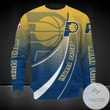 NBA Indiana Pacers Blue Gold Gradient Sweatshirt AOP Shirt ath-sw-0807