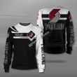NBA Portland Trail Blazers Black White Sweatshirt AOP Shirt ath-sw-0807