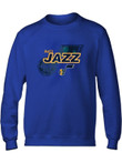 NBA Utah Jazz Blue Logo Sweatshirt AOP Shirt ath-sw-0807