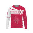 NBA Houston Rockets White Red Sweatshirt V3 AOP Shirt ath-sw-0807