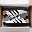 NBA Los Angeles Lakers White Black Stan Smith Shoes ath-ss-0807