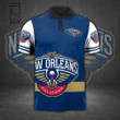 NBA New Orleans Pelicans Navy Gold Polo Shirt V2 ath-pol-0807