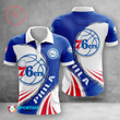 NBA Philadelphia 76ers Blue White Polo Shirt V3 ath-pol-0807