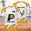 NBA Indiana Pacers White Gold Polo Shirt ath-pol-0807