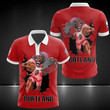 NBA Portland Trail Blazers Red Zombie Scratch Polo Shirt ath-pol-0807