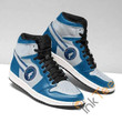 Air JD Hightop Shoes NBA Minnesota Timberwolves Blue Gray Air Jordan 1 High Sneakers ath-jdhightop-1007