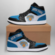 Air JD Hightop Shoes NBA New York Knicks Black Blue Air Jordan 1 High Sneakers ath-jdhightop-1007