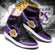 Air JD Hightop Shoes NBA Los Angeles Lakers Purple Black Air Jordan 1 High Sneakers ath-jdhightop-1007