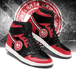 Air JD Hightop Shoes NBA Atlanta Hawks Red Black Air Jordan 1 High Sneakers ath-jdhightop-1007