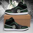 Air JD Hightop Shoes NBA Milwaukee Bucks Green Black Air Jordan 1 High Sneakers ath-jdhightop-1007