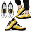 Real Madrid White Yellow Running Shoes