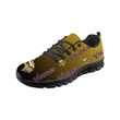 NFL Minnesota Vikings Black Yellow Multi Logo Running Shoes