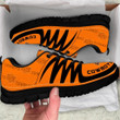 NCAA Oklahoma State Cowboys Orange Black Running Shoes