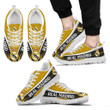 Real Madrid Yellow Black Running Shoes