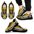Real Madrid Yellow Black Running Shoes