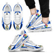 Real Madrid White Blue Black Running Shoes