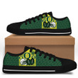 NCAA Oregon Ducks Green Yellow Low Top Shoes V2