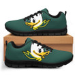 NCAA Oregon Ducks Green Running Shoes