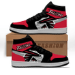 Air JD Hightop Shoes NFL Atlanta Falcons Red Black Air Jordan 1 High Sneakers