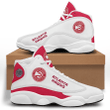 NBA Atlanta Hawks White Red Air Jordan 13 Shoes