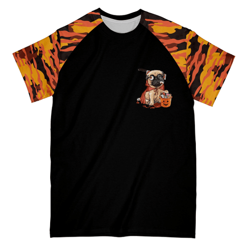Buckle Up Buttercup You Just Flipped My Witch Switch Pug All Over Print T shirt, Cute Halloween Shirt 3D AOP