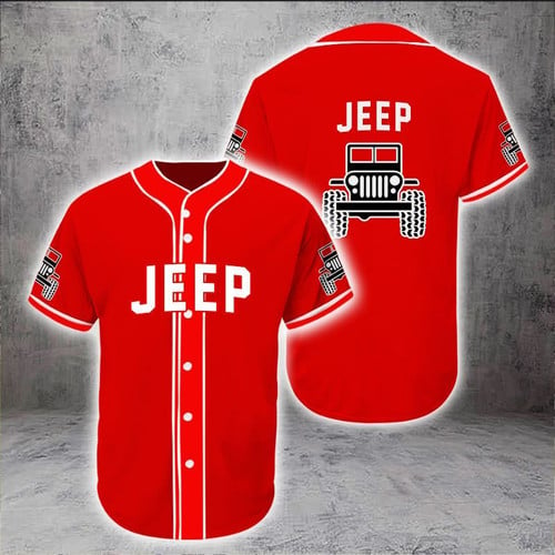 Jeep Baseball Tee Jersey Shirt