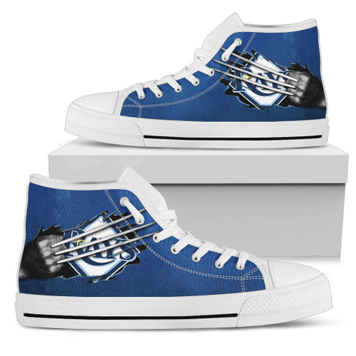 MLB Tampa Bay Rays Scratch Of The Wolf High Top Shoes